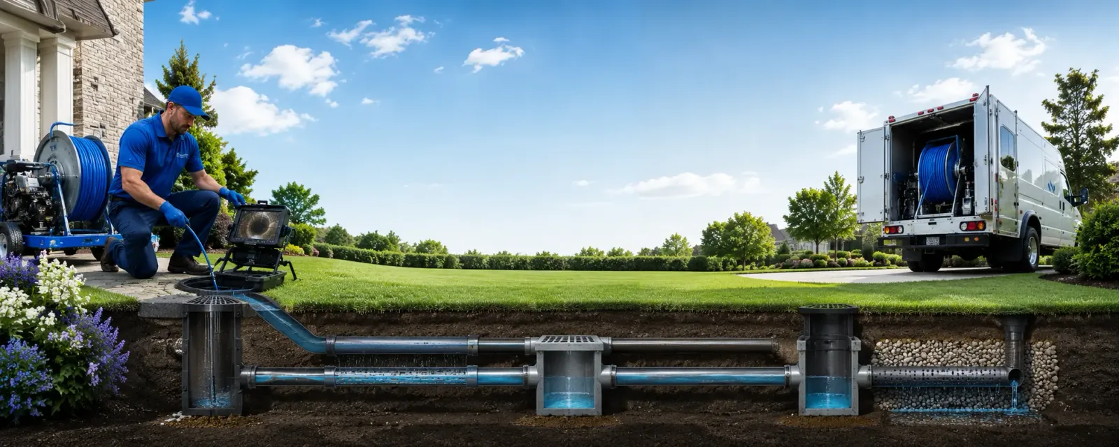 Outdoor drain cleaning information for Pimento, IN